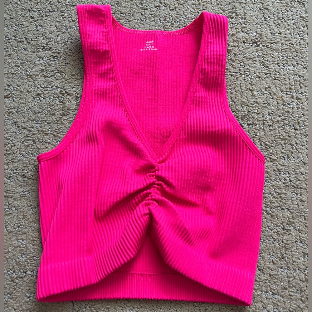 Aerie Hot Pink Top
